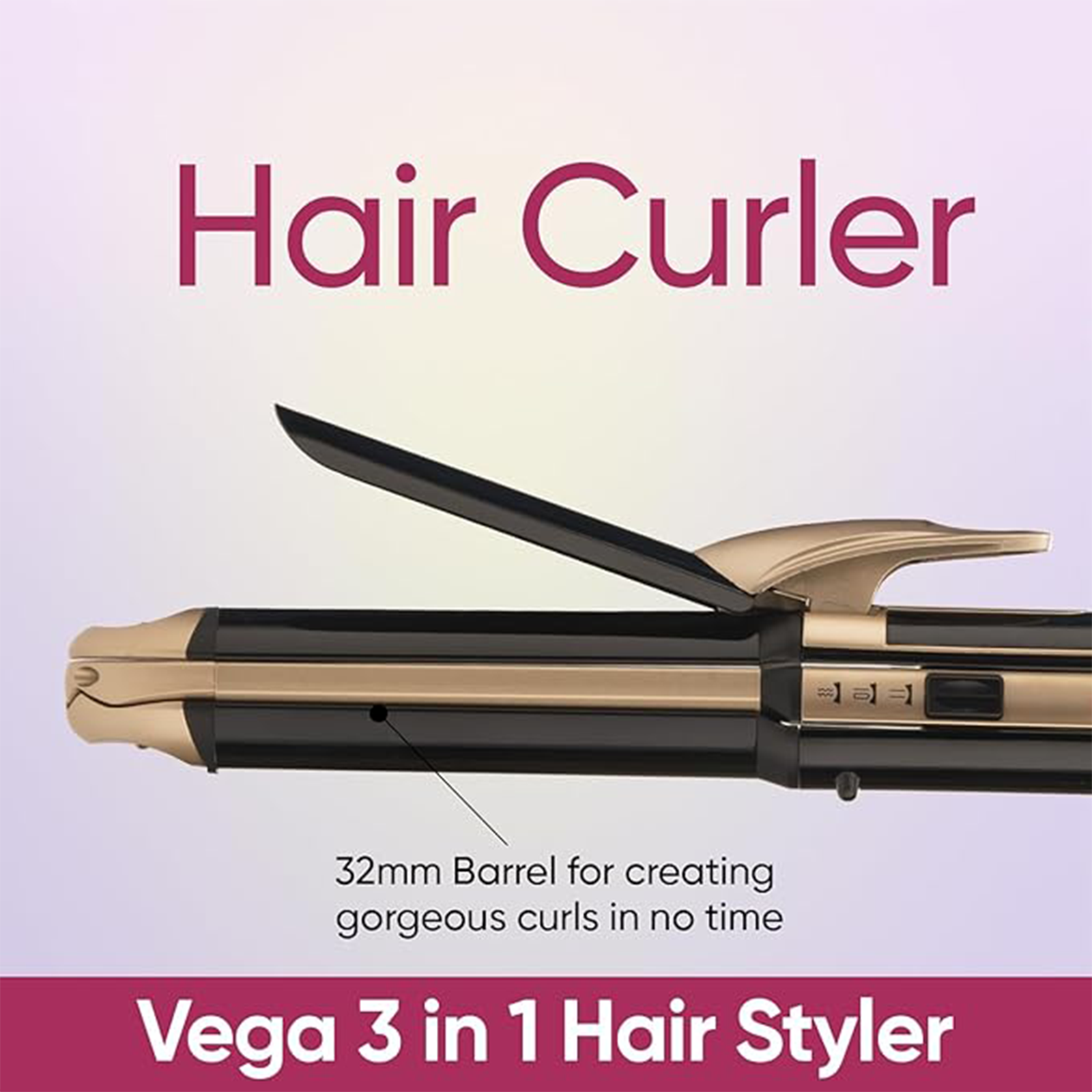 Croma hair on sale straightener and curler